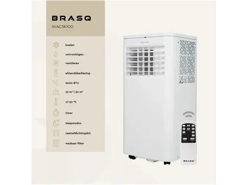 Airconditioning BRASQ MAC9000 9000 BTU wit
