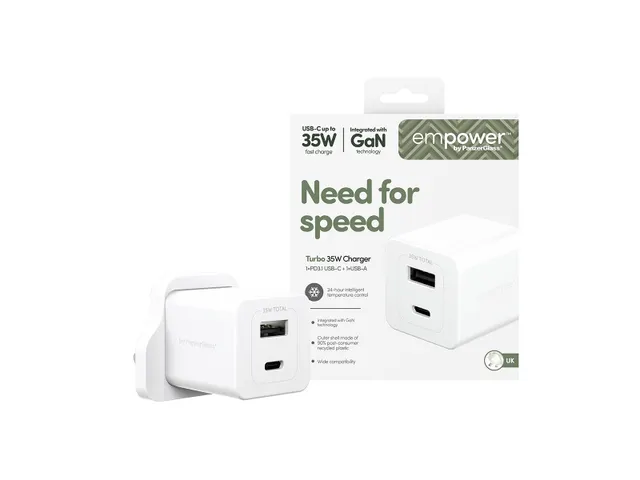 PanzerGlass empower by Turbo 35W Charger incl. USB-C + USB-A | U