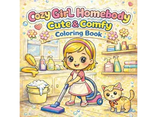 Kleurboek Cozy Girl Homebody Cute & Comfy - 1