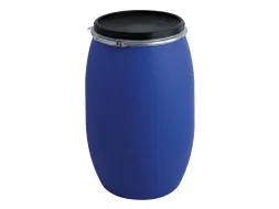 Kunststof Ton 220 Liter Blauw