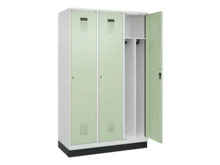 locker voor scheiding van kleding,HxBxD 1950x1200x500mm,3vak - 1