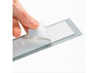 Zelfklevende metalen wandstrip 5x100cm wit