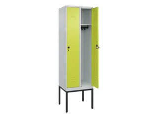 locker,HxBxD 2120x600x500mm,2vak,vak B 300mm,draaigrendel - 2