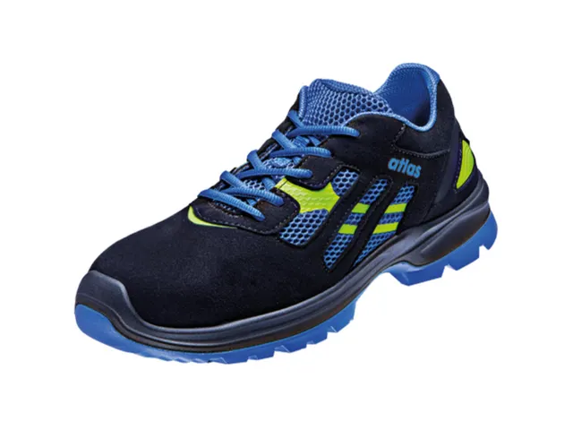 Atlas CF 2 2.0 lage S1 veiligheidsschoenen, SRC, blauw/zwart, maat 42,