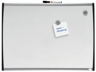 Nobo droog uitwisbaar whitebord met gewelfde lijst 58.5x43cm - 1