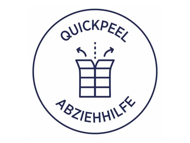 Adrestiket Avery Zweckform 63.5x38.1mm Transparant 525 Stuks