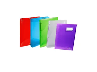Exacompta A3 Elastomap Crystal Colours Assorti - 9