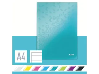 Notitieboek Leitz WOW A4 lijn ijsblauw - 4