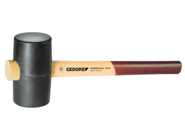GEDORE 227 E-1 Rubberhamer met essenhouten steel,d 55mm