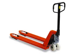 Palletwagen 2.5t Zwenk/vorkwielen Nylon Dubbelvoudig Vorklengte 910mm