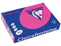 Clairefontaine Gekleurd Papier Trophée Intens A4 Fluoroze 80 Gram