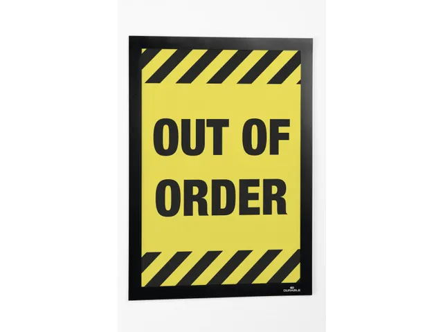 Duraframe Zelfklevend Kader Wallpaper A3 Zwart