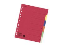 Tabblad recycled karton A4+ 6tabs ers + 6x verdeler