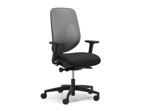 Giroflex Bureaustoel 353 met automatic-move mechanisme Net Grijs