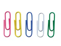Papierklemmen 28Mm Assorti kleuren 500 Stuks
