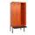 locker met bank,voor scheiding van kleding,HxBxD 2120x900x815mm,3vak