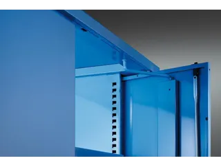 zwaarlastkast met zwenkdeuren,HxBxD 1950x1146x690mm,lak RAL6011 - 4