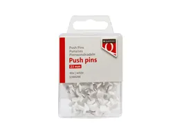 Push pins Quantore 40 stuks wit