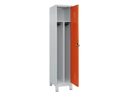 locker voor scheiding van kleding,HxBxD 1950x400x500mm,1vak
