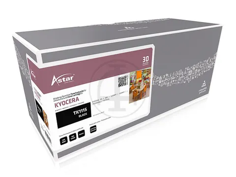 AS10041 Astar Kyocera TK1115 FS toner zwart rebuilt 1600pagina's chip