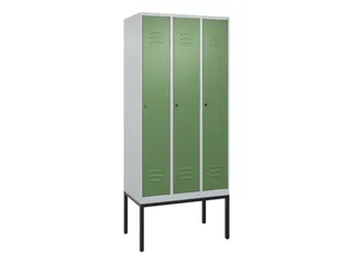 locker voor scheiding van kleding,HxBxD 2120x900x500mm,3vak - 1