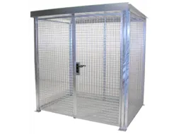 Gasflessendepot Voor 48 Gasflessen 2180x2100x1500mm Staal/draadgaas