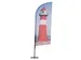 Print Wind voor Beach Flag Alu 465cm, 86x388cm Enkelzijdig