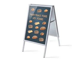 Stoepbord A1 complete set met print "Pain frais" - 1