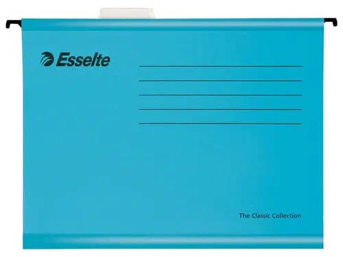 Hangmap Pendaflex verticaal folio V-bodem blauw