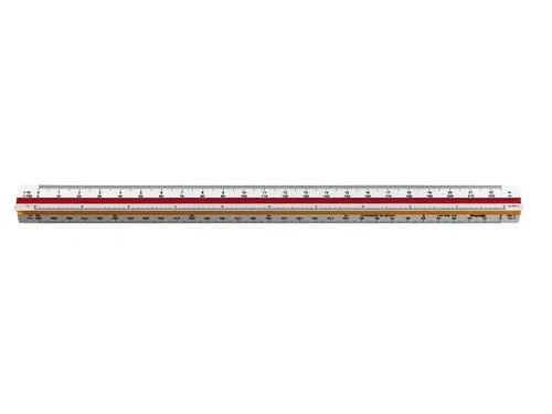 Reductieschaalstok rOtring driekantig architect 30cm
