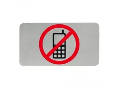 Tekstplaatje No Phone