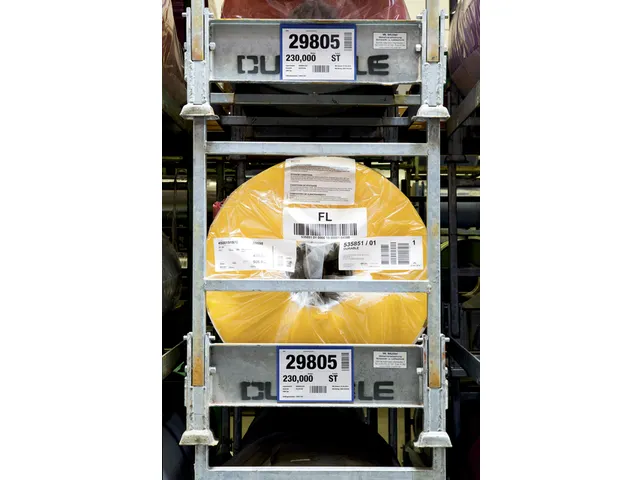 Documenthoes Durable zelfklevend A4 liggend blauw 50 stuks