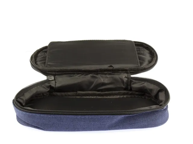 Etui Kangaro met inleg donker blauw ca 22x5x9cm