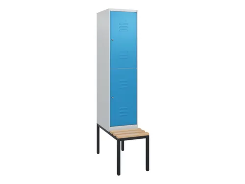 Dubbeldekse dekenkist,HxBxD 1950x400x815mm,1x2vak.,vak B 400mm