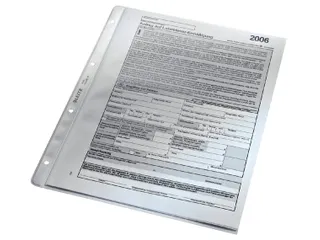 Showtas Leitz 4740 A4 4-gaats 0.12mm PP transparant 100 stuks - 1