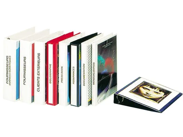 Ringband Esselte 23 Rings A4 20Mm O-mech Panorama Blauw