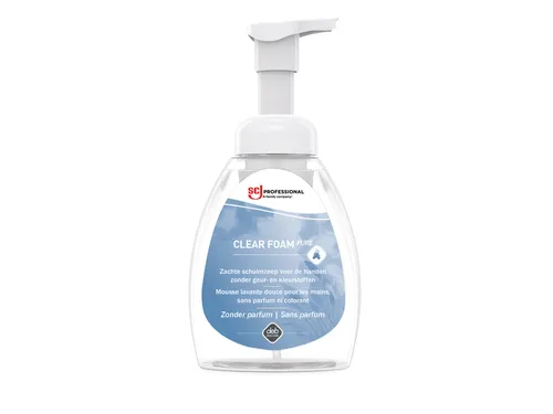 Handzeep SCJ Clear Foam Pure parfumvrij 250ml