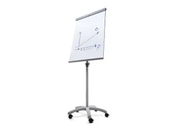 Mobiele Flipchart Vario met Stervoet en wielen