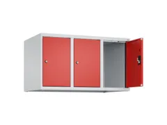 opzetkast,v. locker,3vak.,vak B 300mm,HxBxD 500x900x500mm,cilinderslot