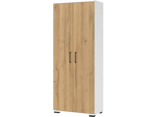 dossierkast,HxBxD 2000x800x400mm,4xinlegbodem,5ordnerhoogte,romp wit