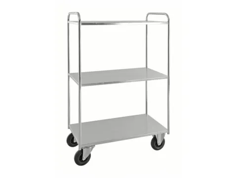 etagewagen,draagverm. 400kg,3etage(s),laadvl. LxB 940x540mm,staaletage