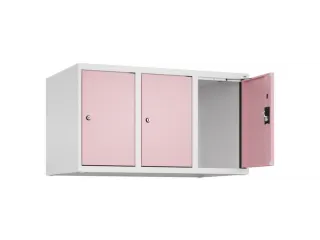 opzetkast,v. locker,3vak.,vak B 300mm,HxBxD 500x900x500mm,cilinderslot - 1