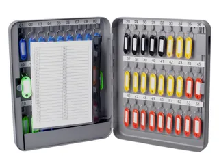 Sleutelkast metaal Pavo basic met cijferslot 54 haken 30x24x8cm grijs - 1