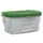 strooigoedbak,550l,HxBxD 748x1400x1070mm,PE,grijs,deksel groen