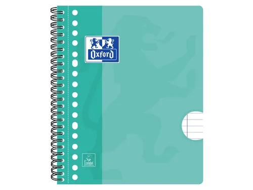 Collegeblok Oxford School A5+ 17-gaats 80vel assorti