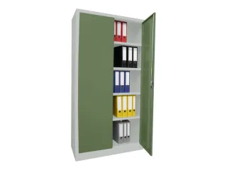 universele kast,HxBxD 1950x1000x400mm,RAL7035,front RAL6011 - 2