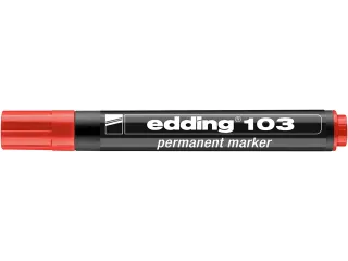 Viltstift edding 103 rond medium rood - 3