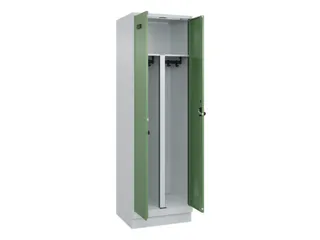 PBM-locker,HxBxD 1950x600x500mm,2vak,vak B 300mm,draaigrendel - 1