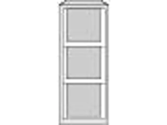hangmappenkast,HxBxD 1016x413x622mm,3hangmappenframes,1baan