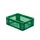 Euronorm-Stapelbak 13l 145x400x300mm Wanden/Bodem Opengewerkt Groen